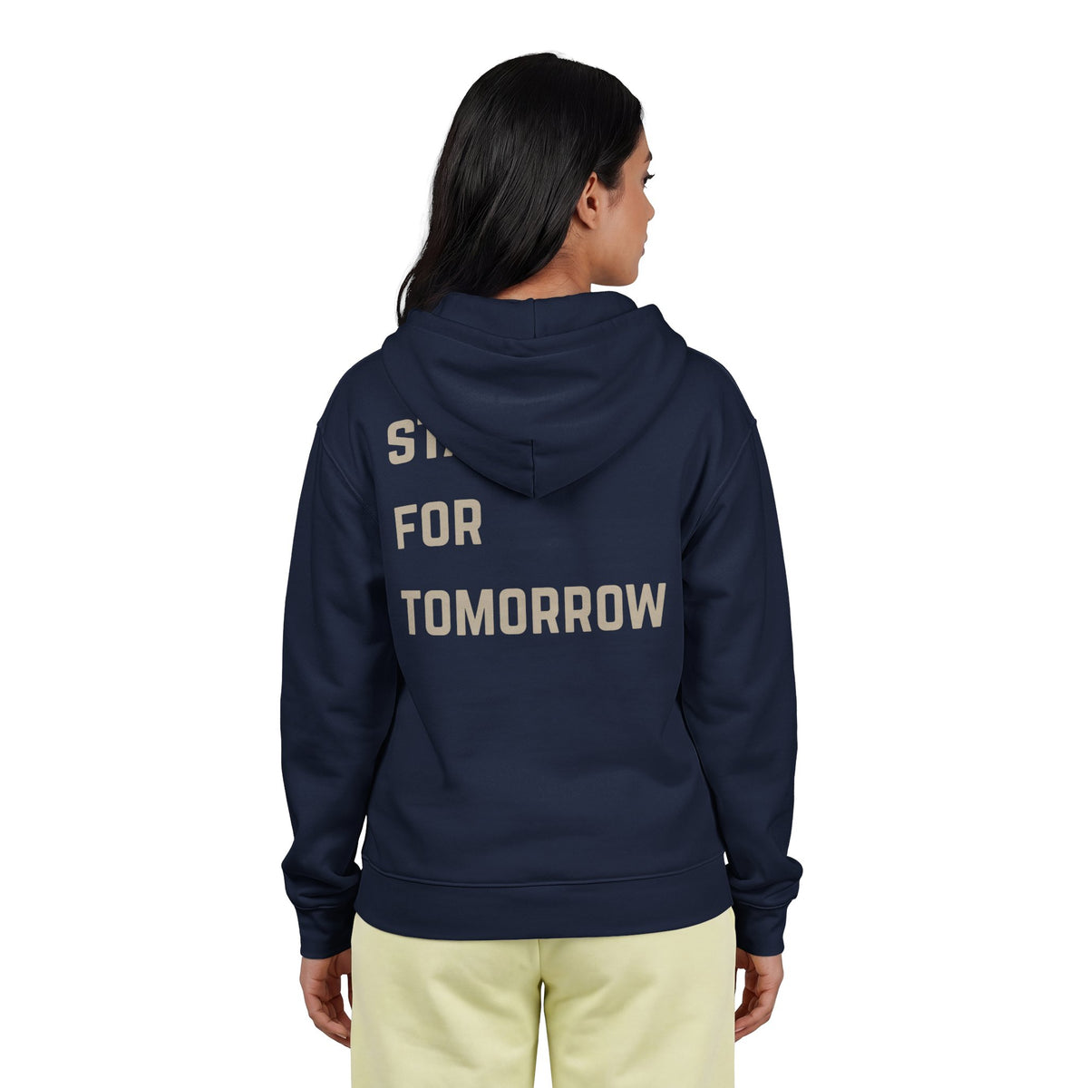 Stay for Tomorrow Zip Up Hoodie | Suicide Awareness Back Print