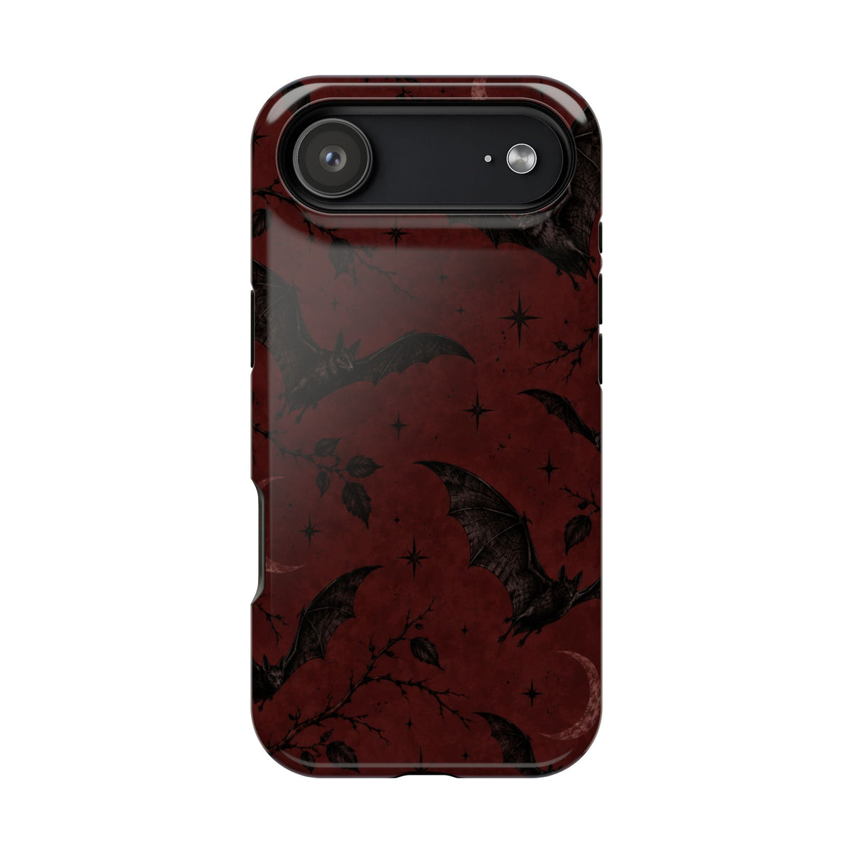Gothic Bat Moon Magnetic Phone Case, alternate view