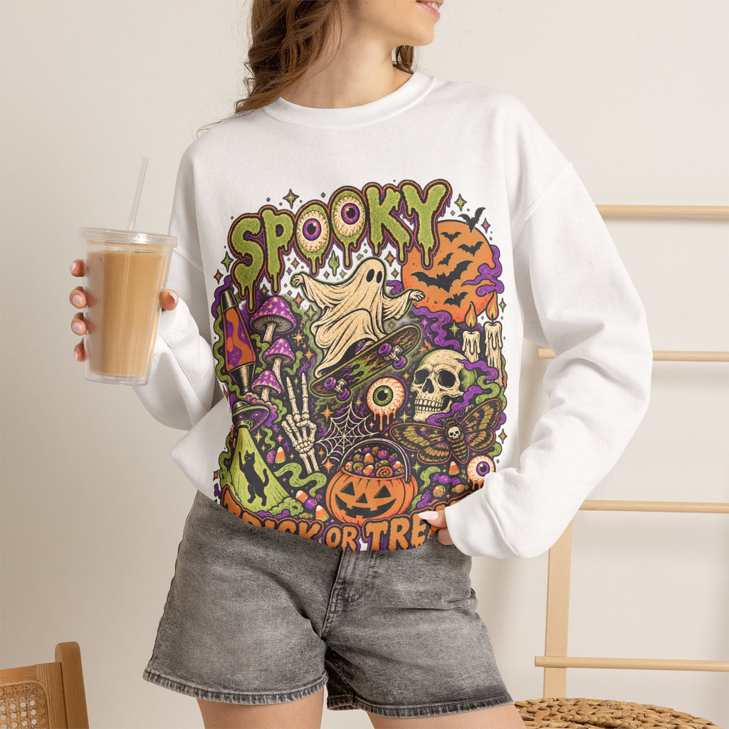 Halloween Spooky Trick or Treat Sweatshirt
