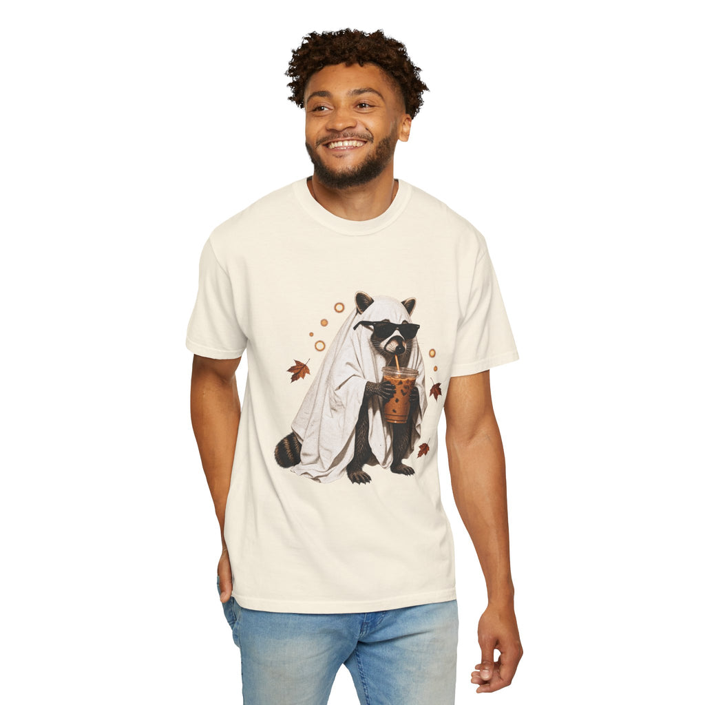 Halloween Raccoon Ghost Costume Tee