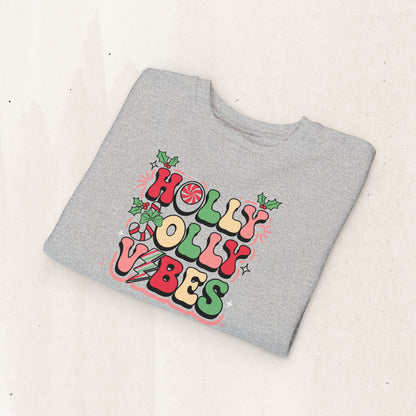 Holly Jolly Vibes Toddler Sweatshirt