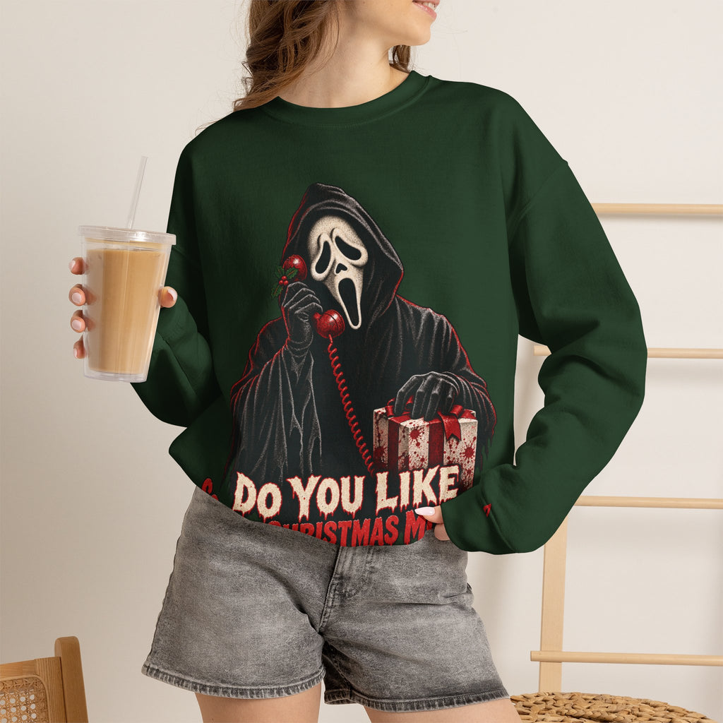 Ghostface "Do You Like Scary Movies?" Crewneck Sweatshirt