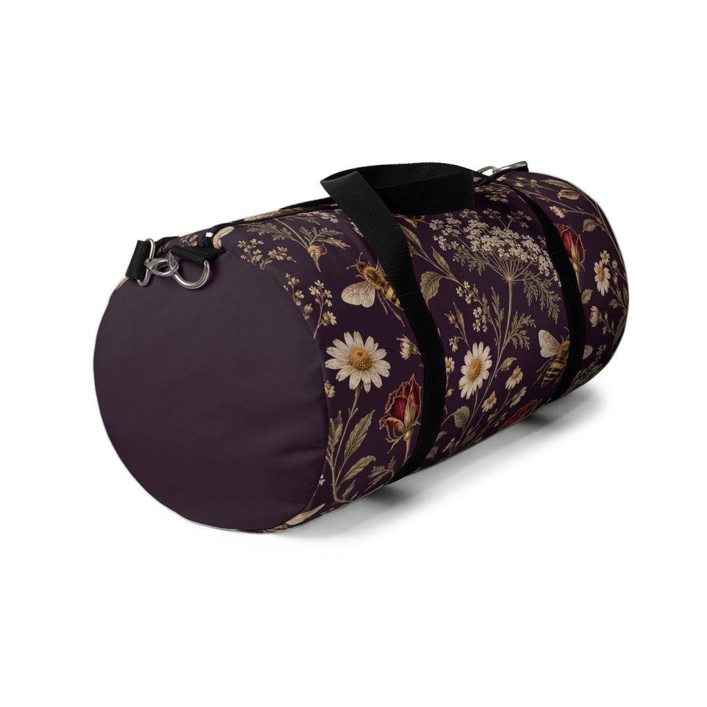 Vintage Floral Duffel Bag