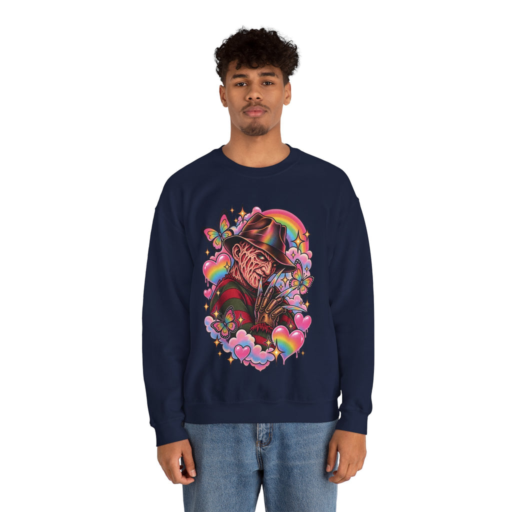 Freddy Krueger Rainbow Crewneck Sweatshirt
