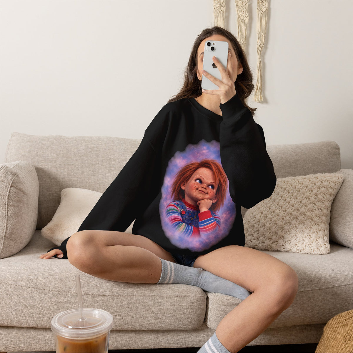 Chucky 80's Glamour Shot Sweatshirt
