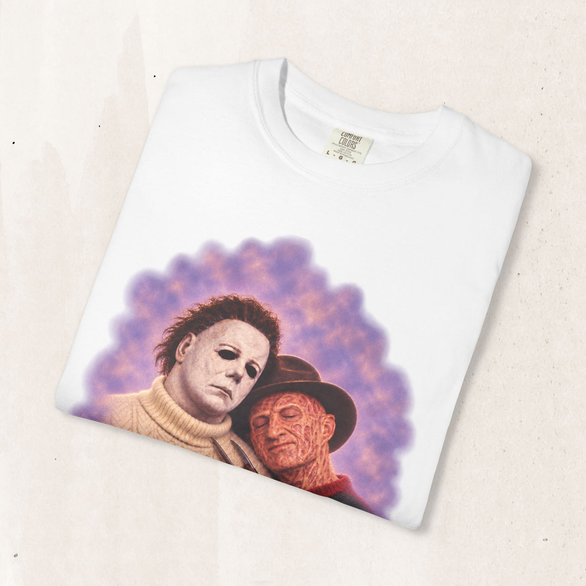 Michael Myers & Freddy Kreuger 80's Portrait Tee