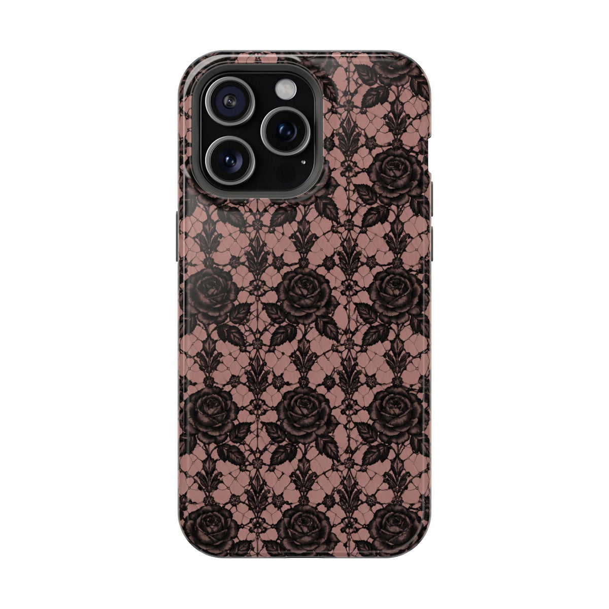 Vintage Black Rose Phone Case, alternate view