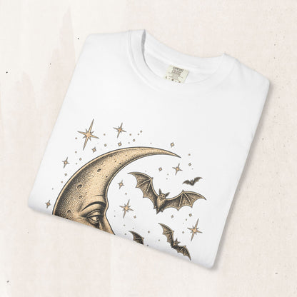 Crescent Moon & Bats Tee
