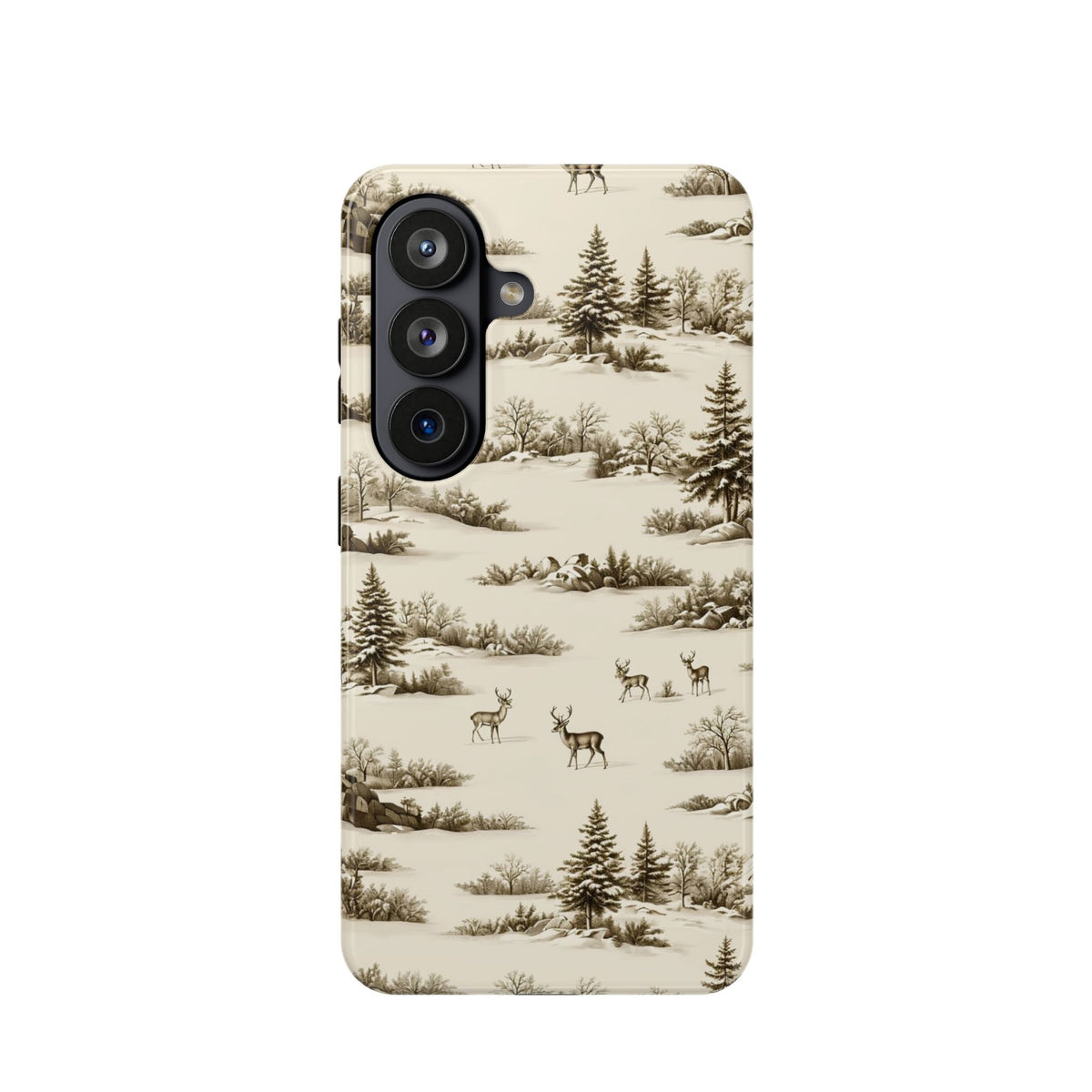 Deer & Pine Woodland Magnetic Phone Case, alternate view