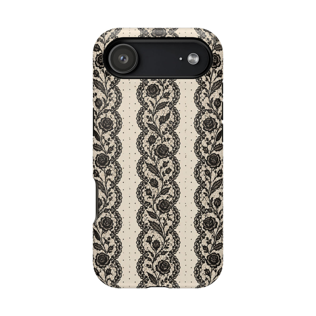 Lace Stripes Magnetic Phone Case, alternate view