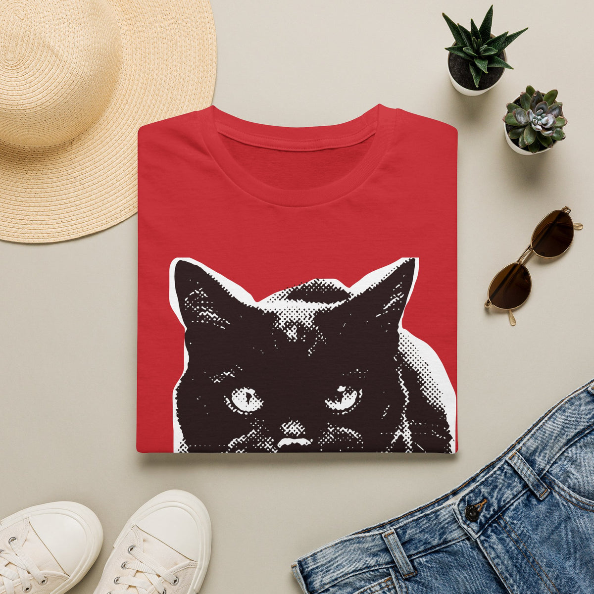 Black Cat Graphic Tee