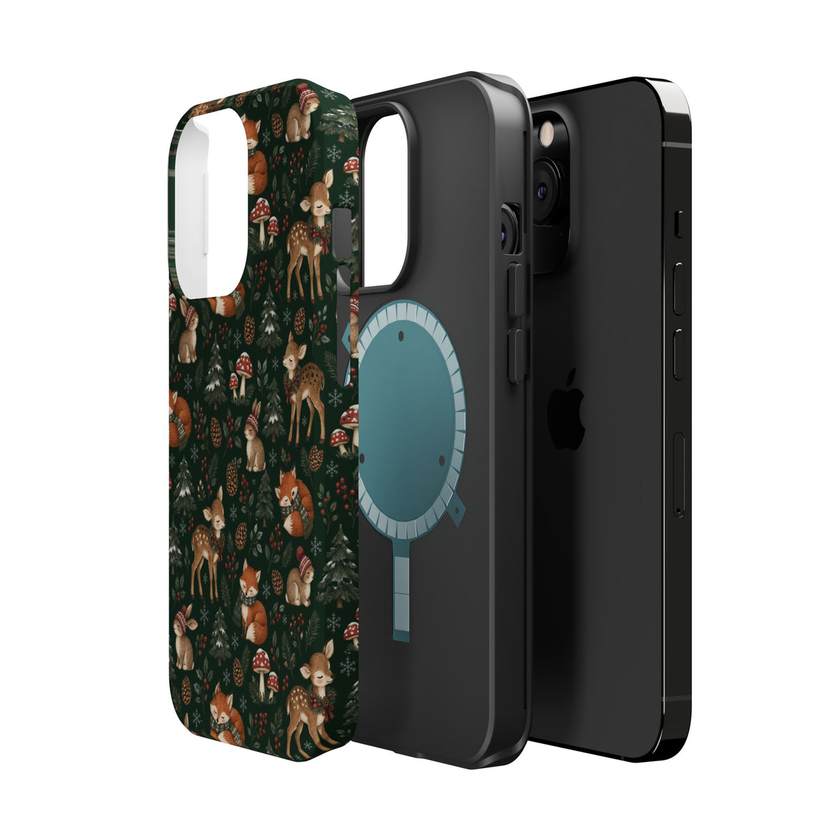 Woodland Fox & Deer MagSafe Phone Case, alternate view
