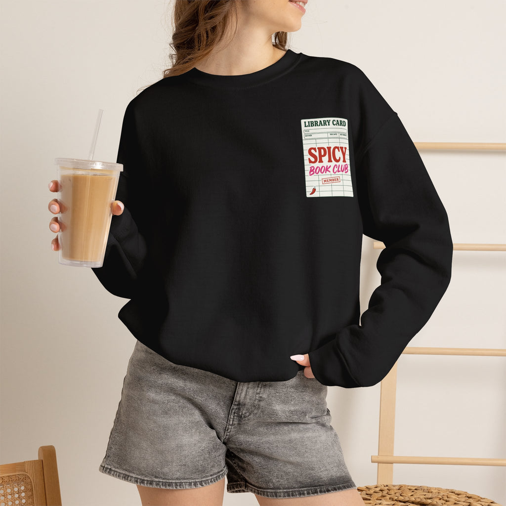 Spicy Book Club Crewneck Sweatshirt Printify