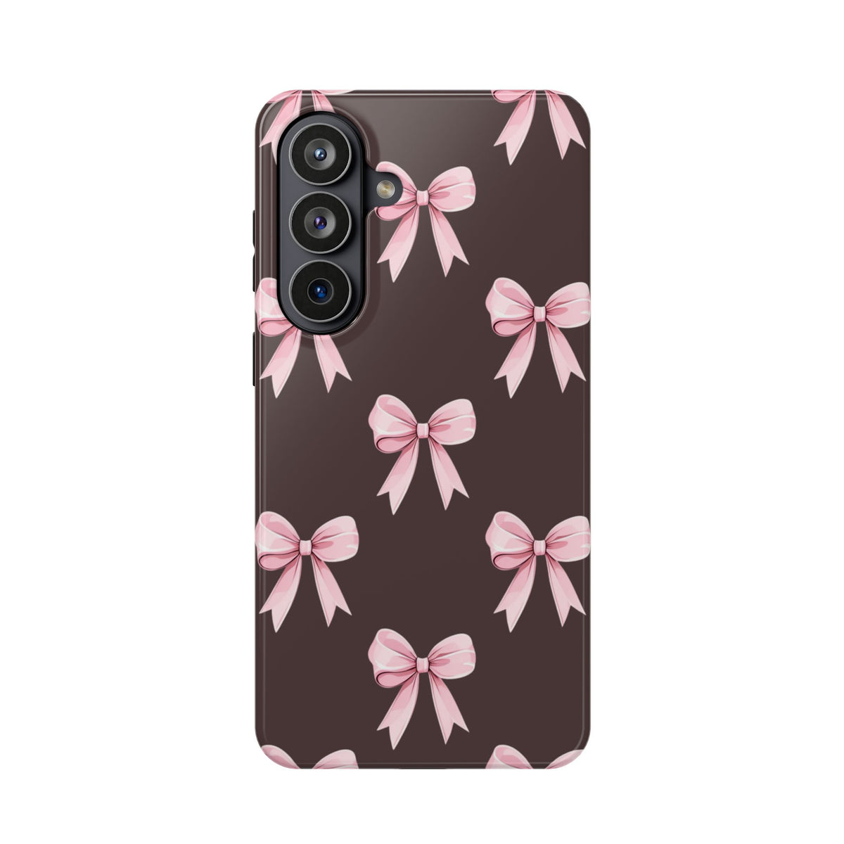 Pink Ribbon Bow Magnetic Phone Case, alternate view