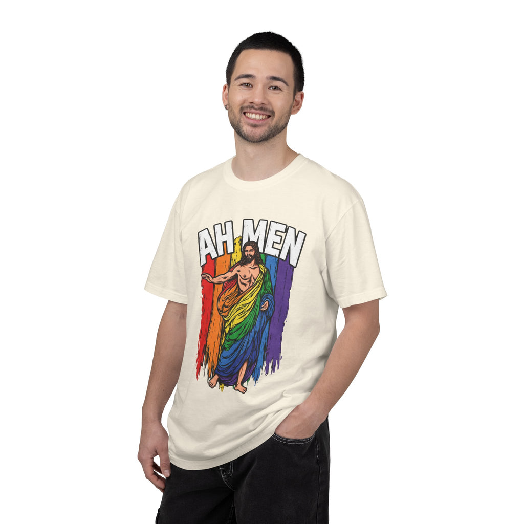 Ah Men Rainbow Jesus Tee