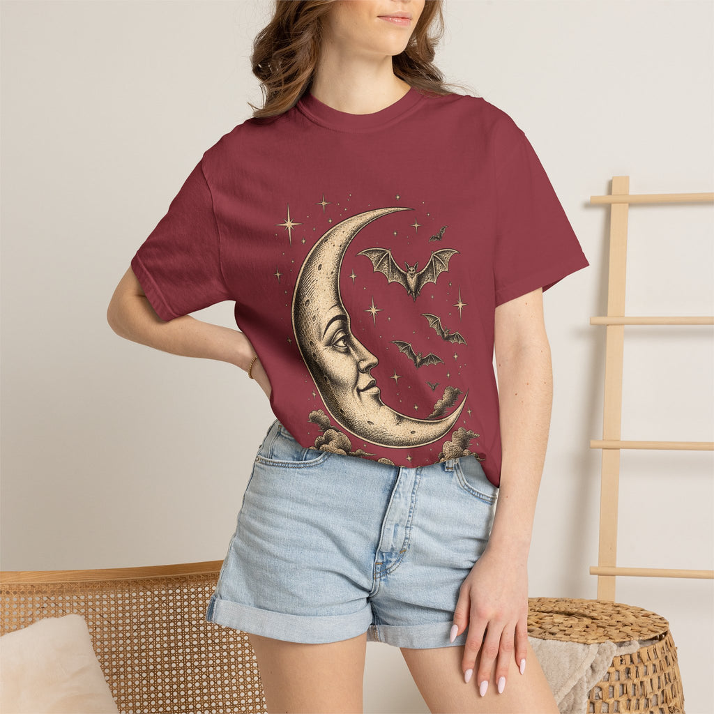 Crescent Moon & Bats Tee