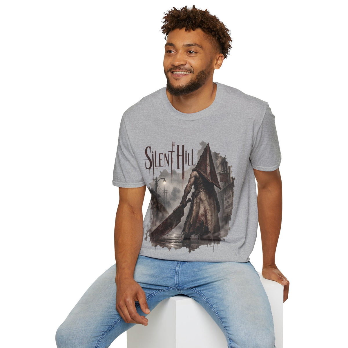 Silent Hill Graphic T‑Shirt — Pyramid Head Horror Tee