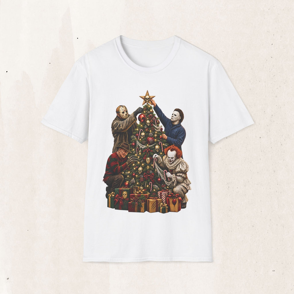 Horror Icons Christmas Tee