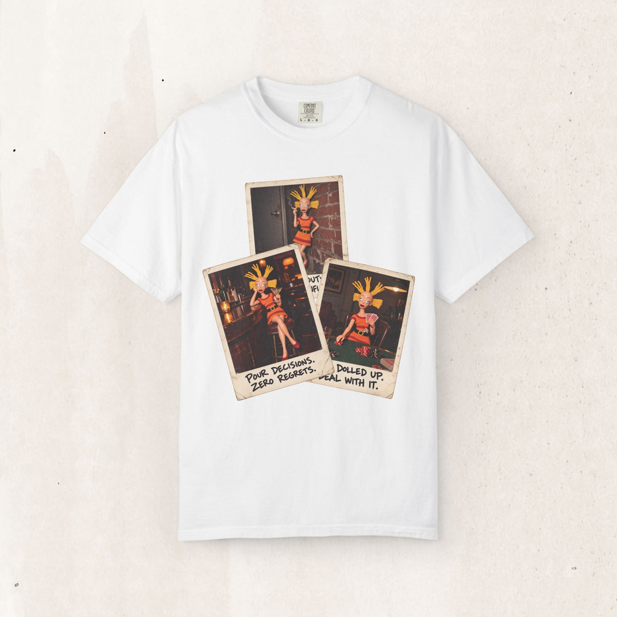 Rugrats Cynthia Doll Polaroids Tee – White