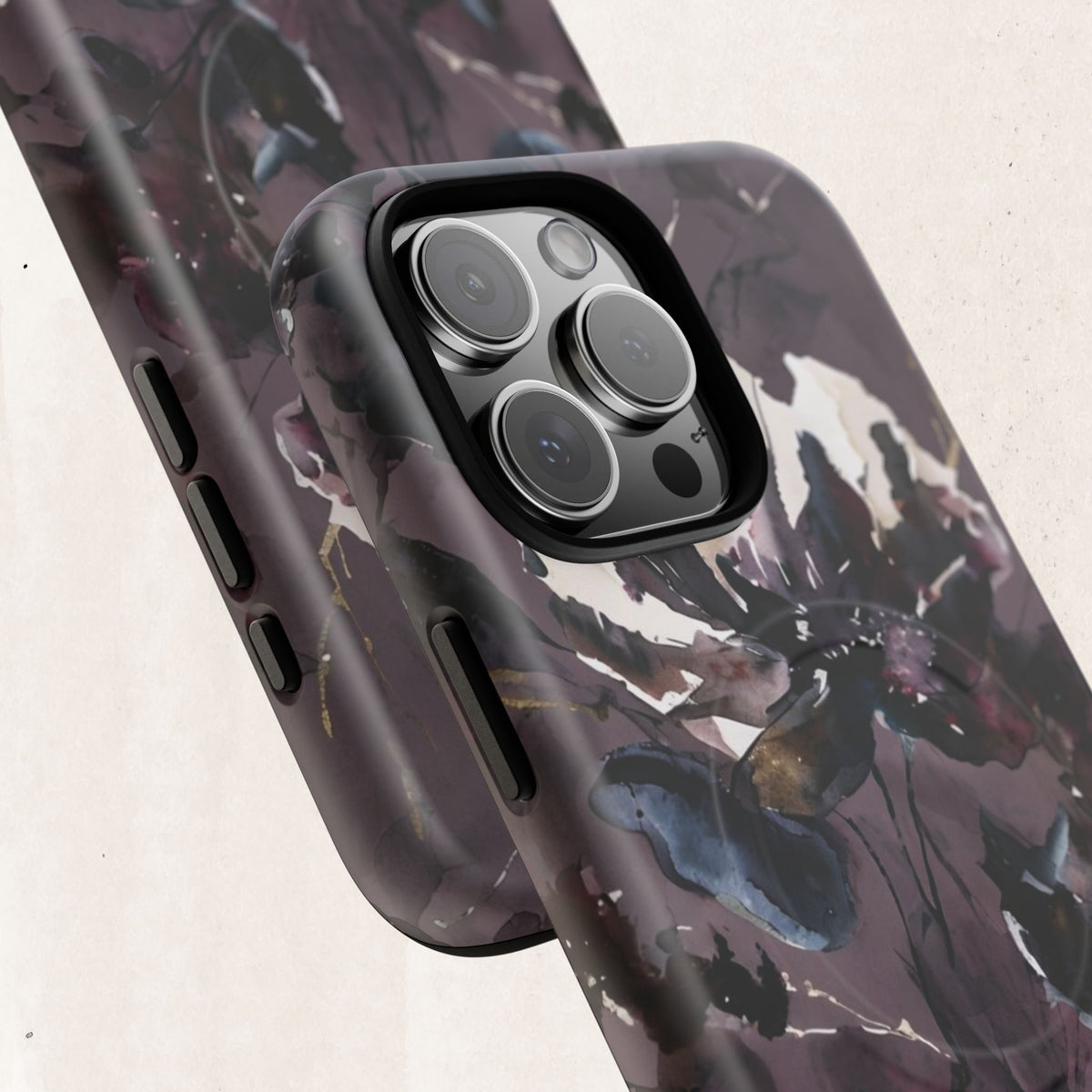 Floral Noir Magnetic Phone Case