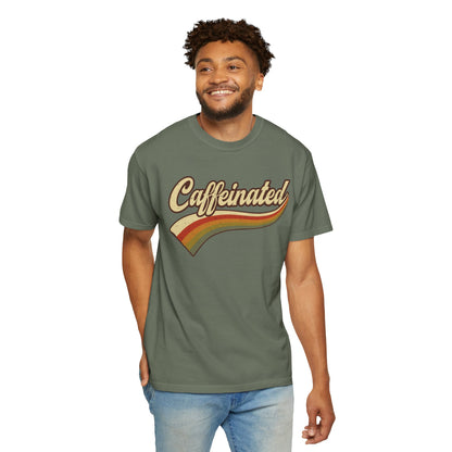 Caffeinated Retro Stripe Tee