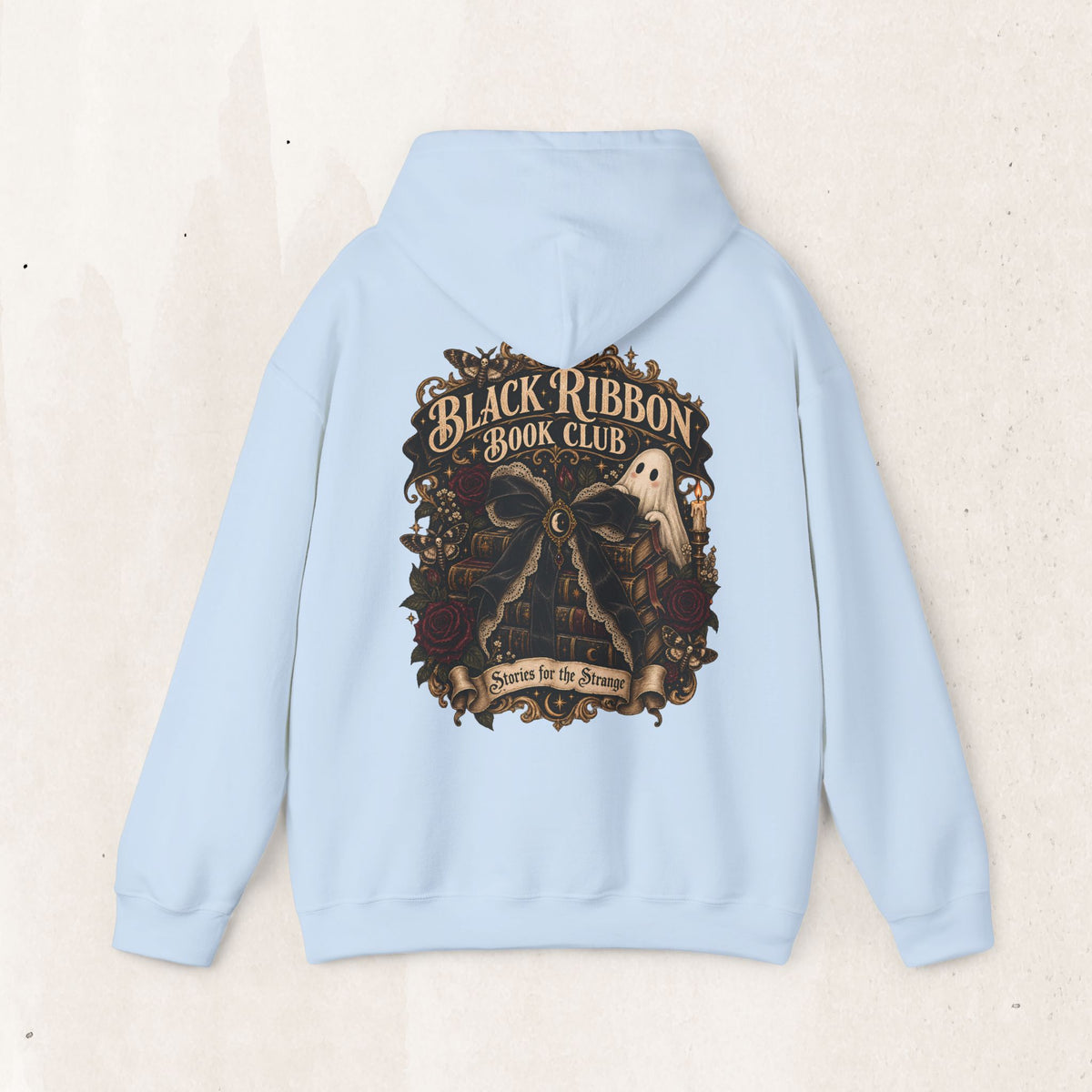 Black Ribbon Book Club Pullover Hoodie