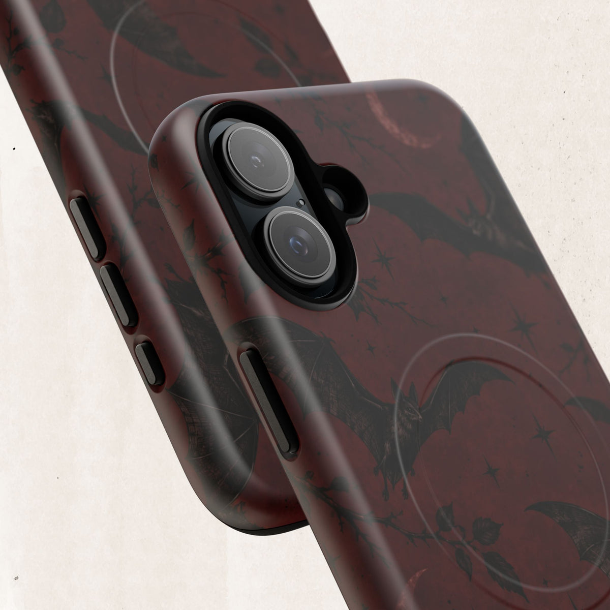Gothic Bat Moon Magnetic Phone Case