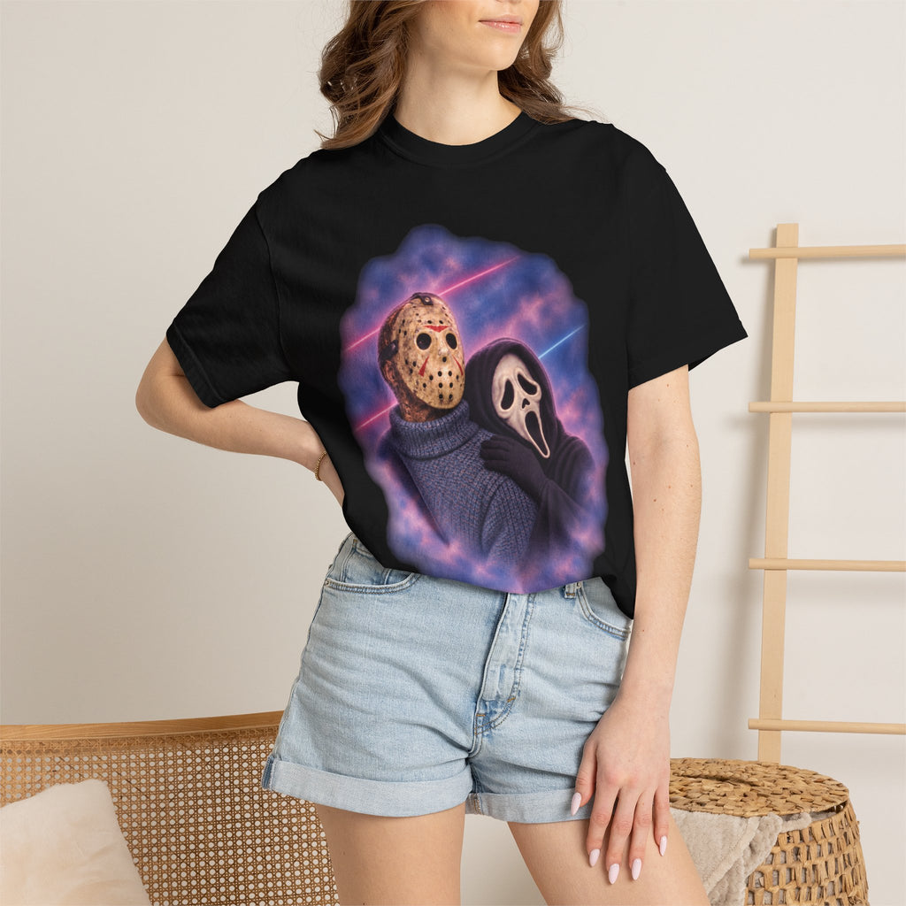 Jason Vorhees & Ghostface 80's Portrait Tee