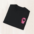 Coffin Heart Graphic Tee – Cute Goth Pink Coffin Shirt – Black