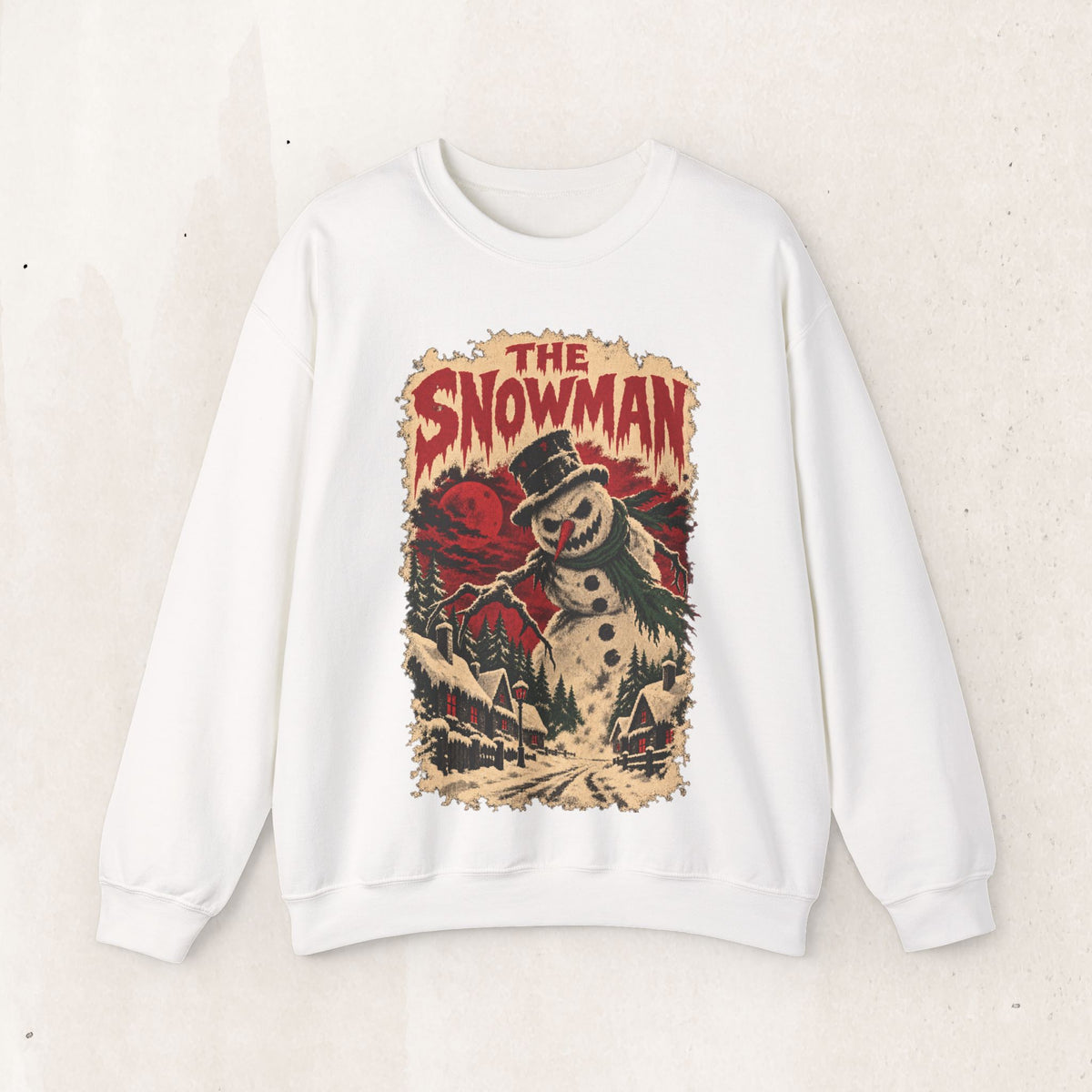 The Snowman Vintage Horror Movie Poster sweatshirt