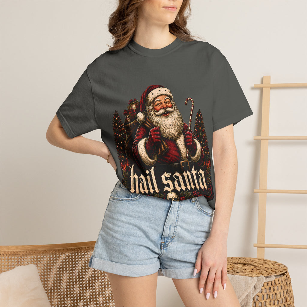 Hail Santa Vintage Graphic Tee
