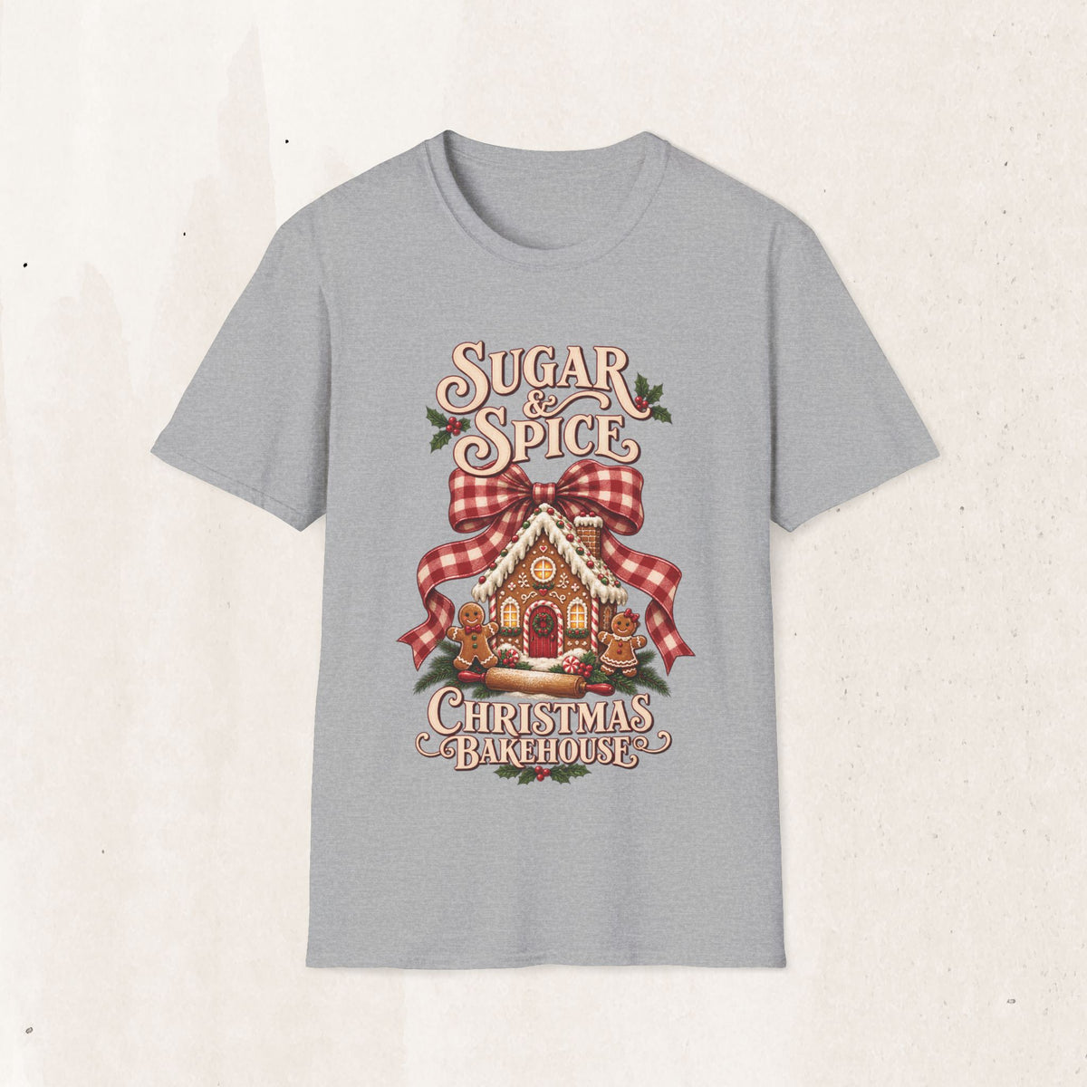Sugar & Spice Gingerbread Christmas Tee