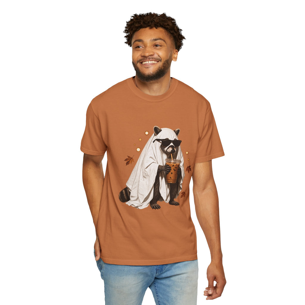 Halloween Raccoon Ghost Costume Tee