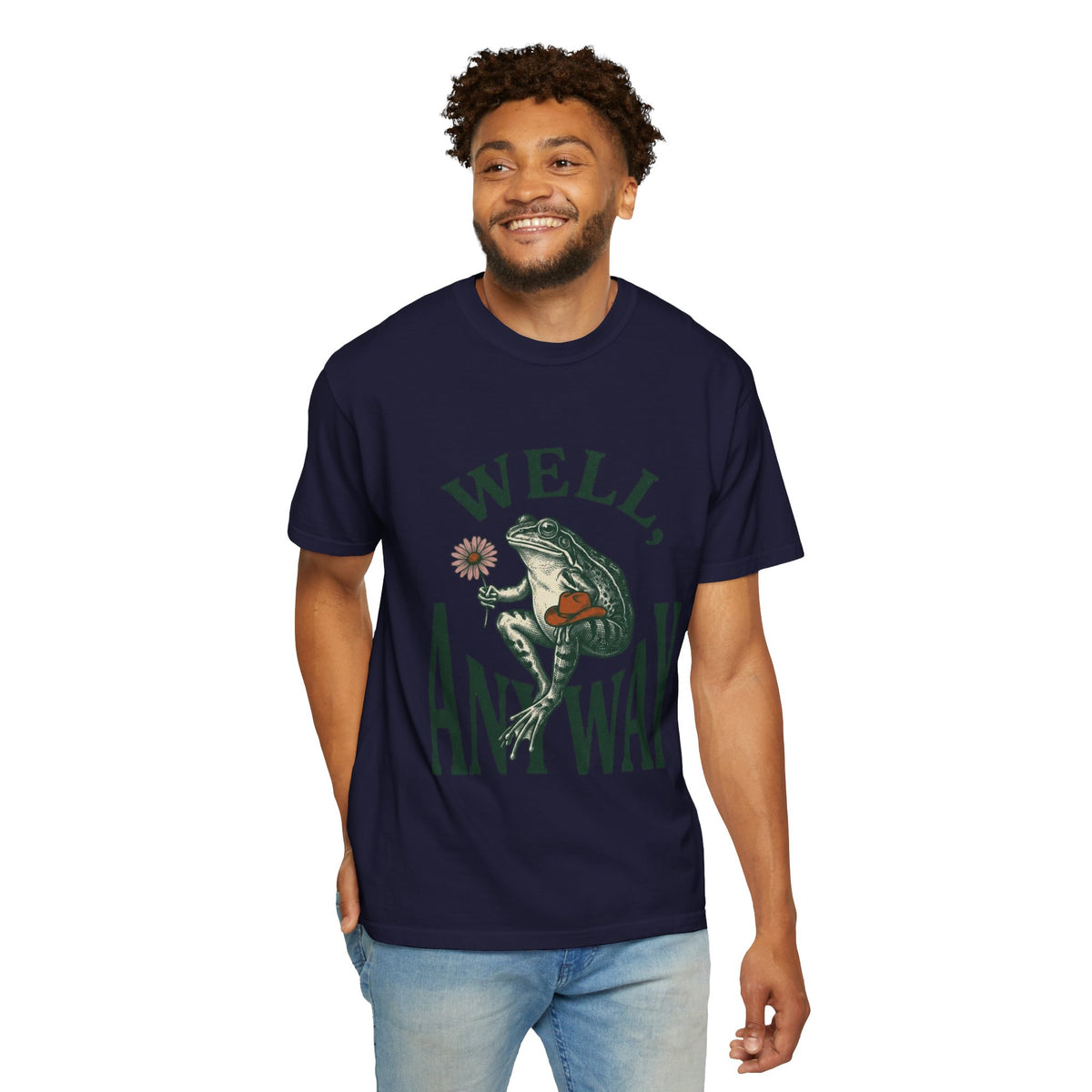 Frog Graphic "Well, Anyway" Tee