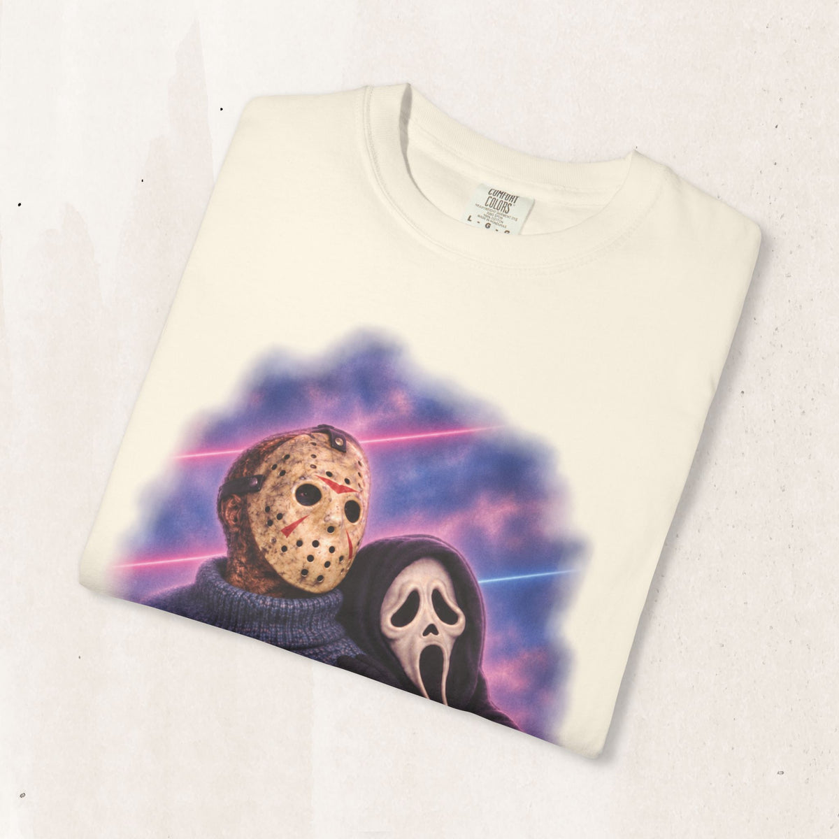 Jason Vorhees & Ghostface 80's Portrait Tee