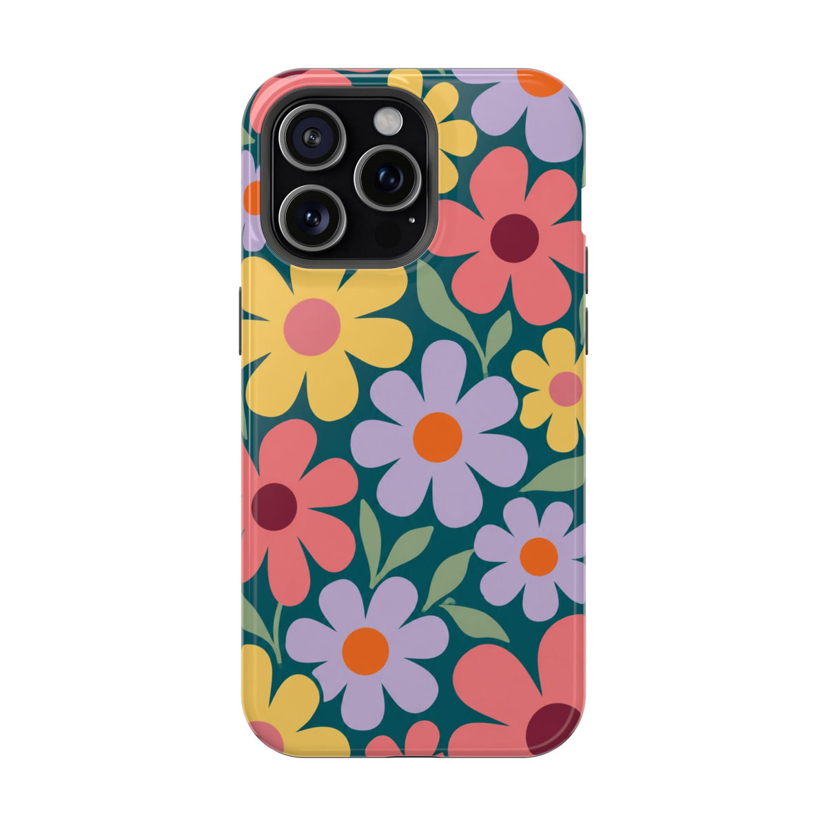 Retro Floral Phone Case, alternate view