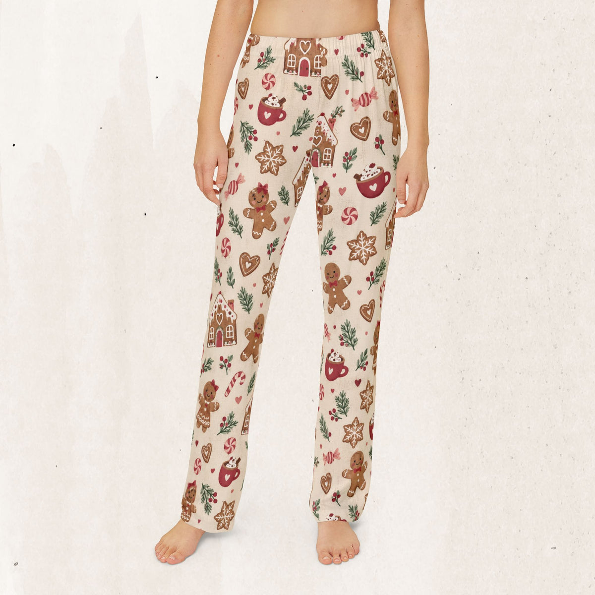 Kids Gingerbread Holiday Pajama Pants