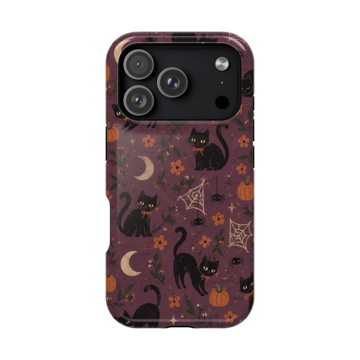 Halloween Black Cat MagSafe Phone Case, alternate view