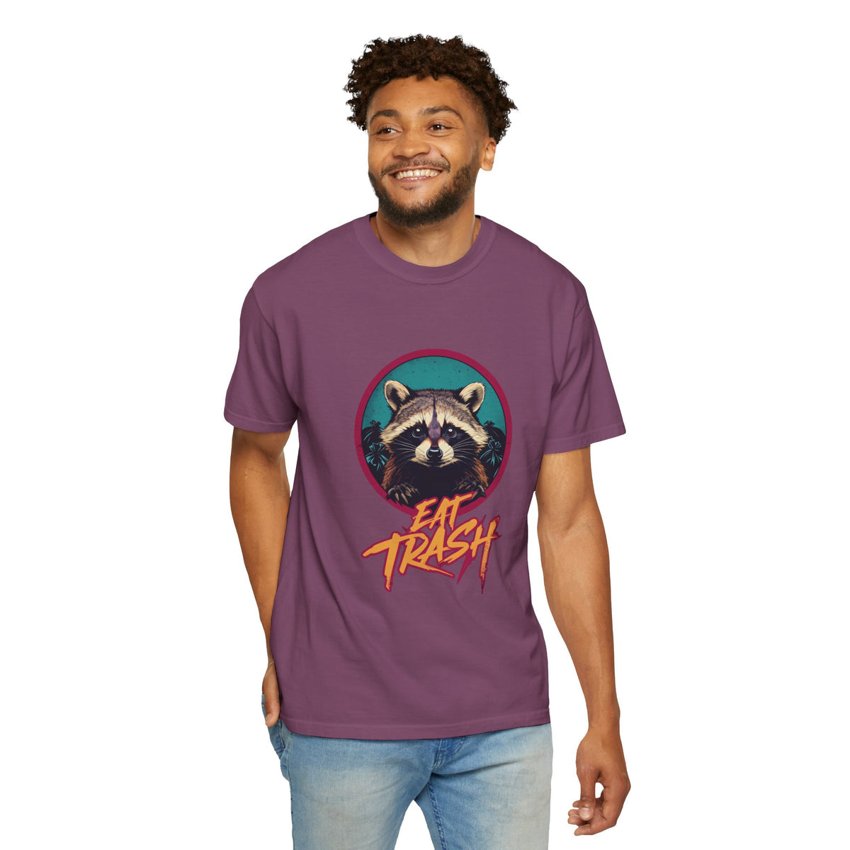 Raccoon 'Eat Trash' Graphic Tee