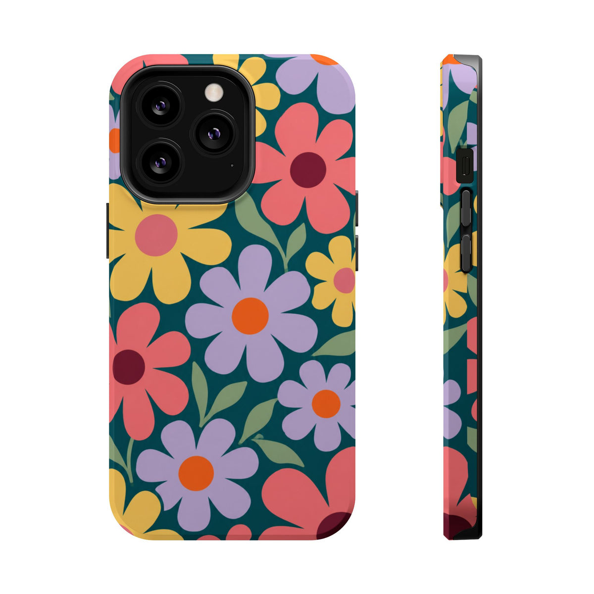 Retro Floral Phone Case, alternate view