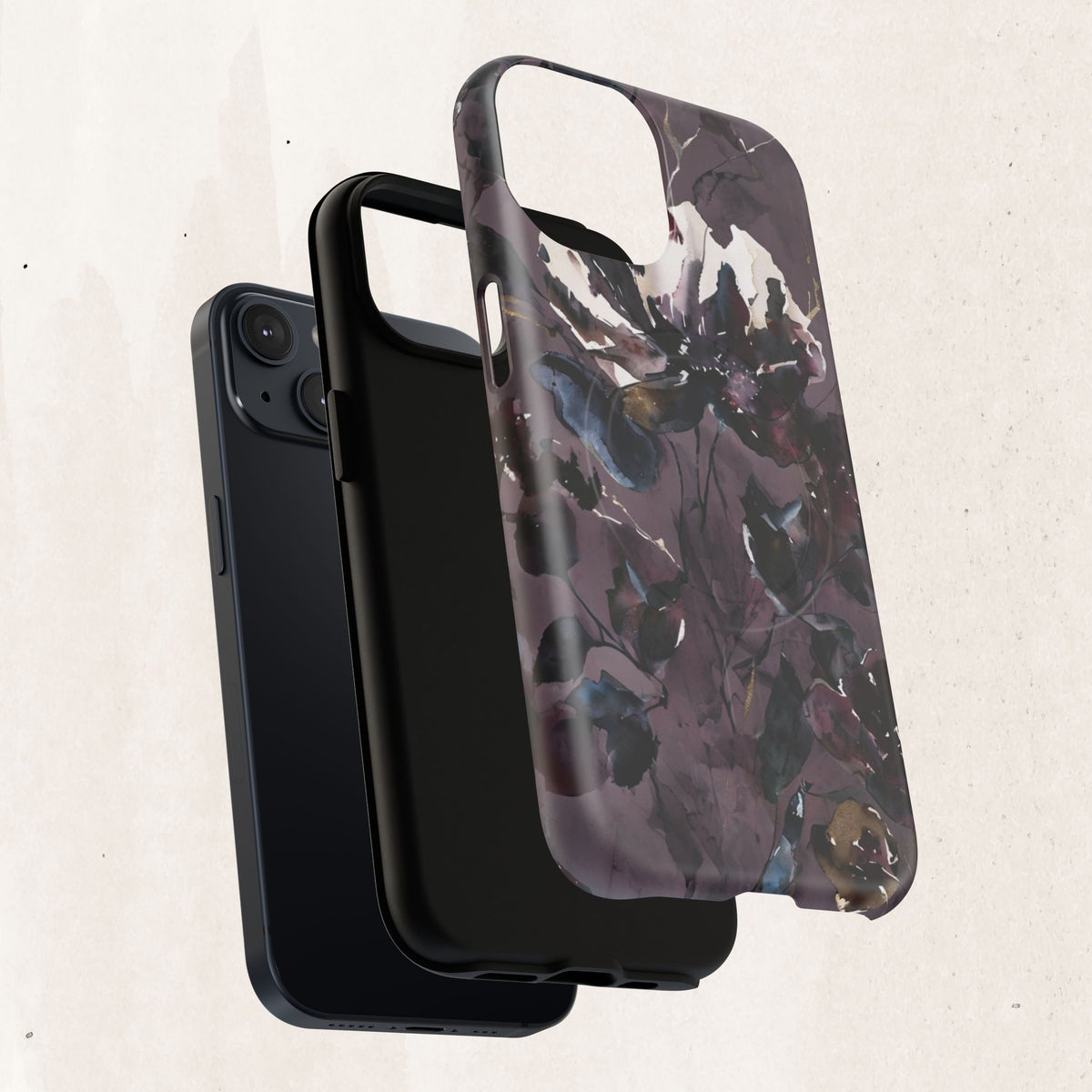 Floral Noir Magnetic Phone Case