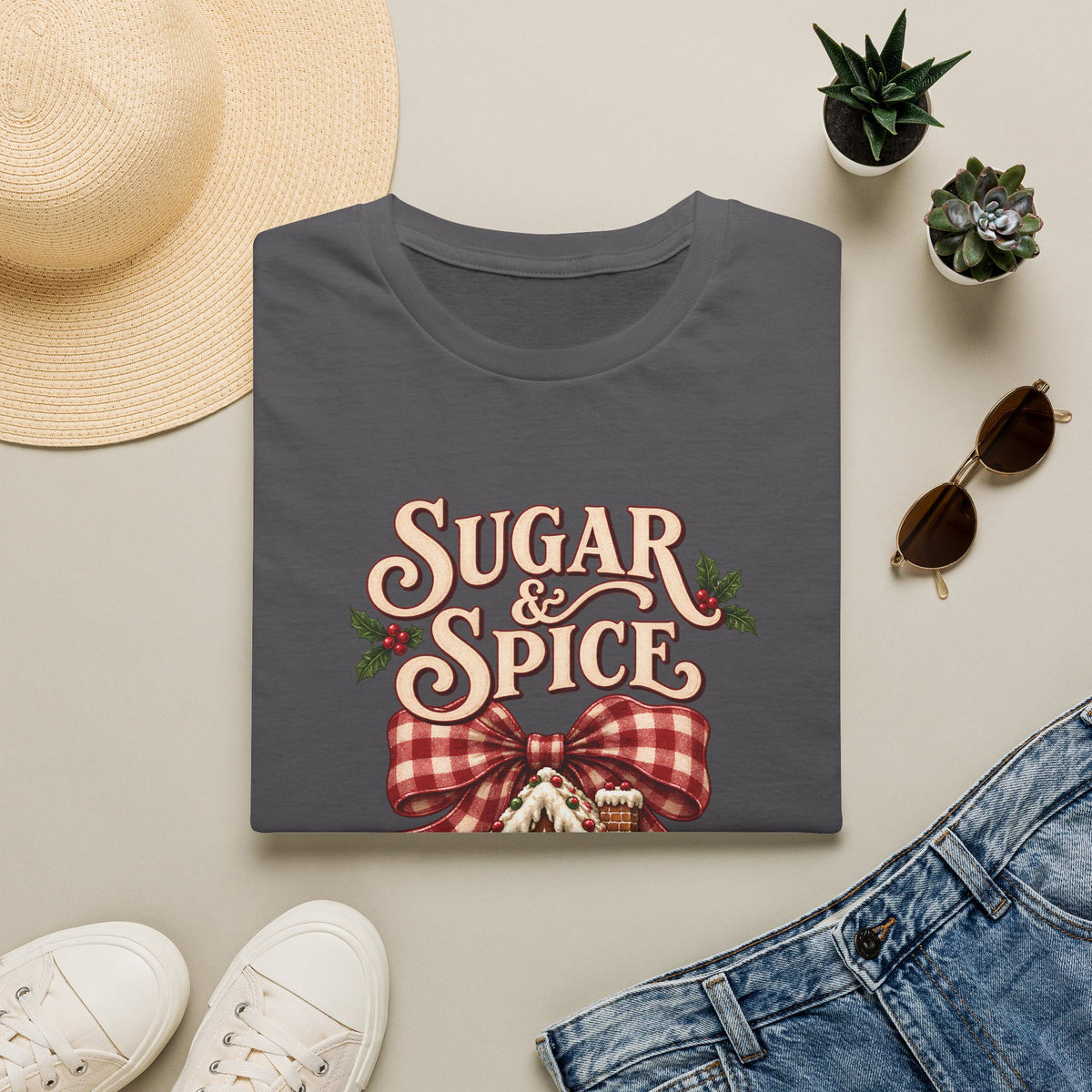 Sugar & Spice Gingerbread Christmas Tee