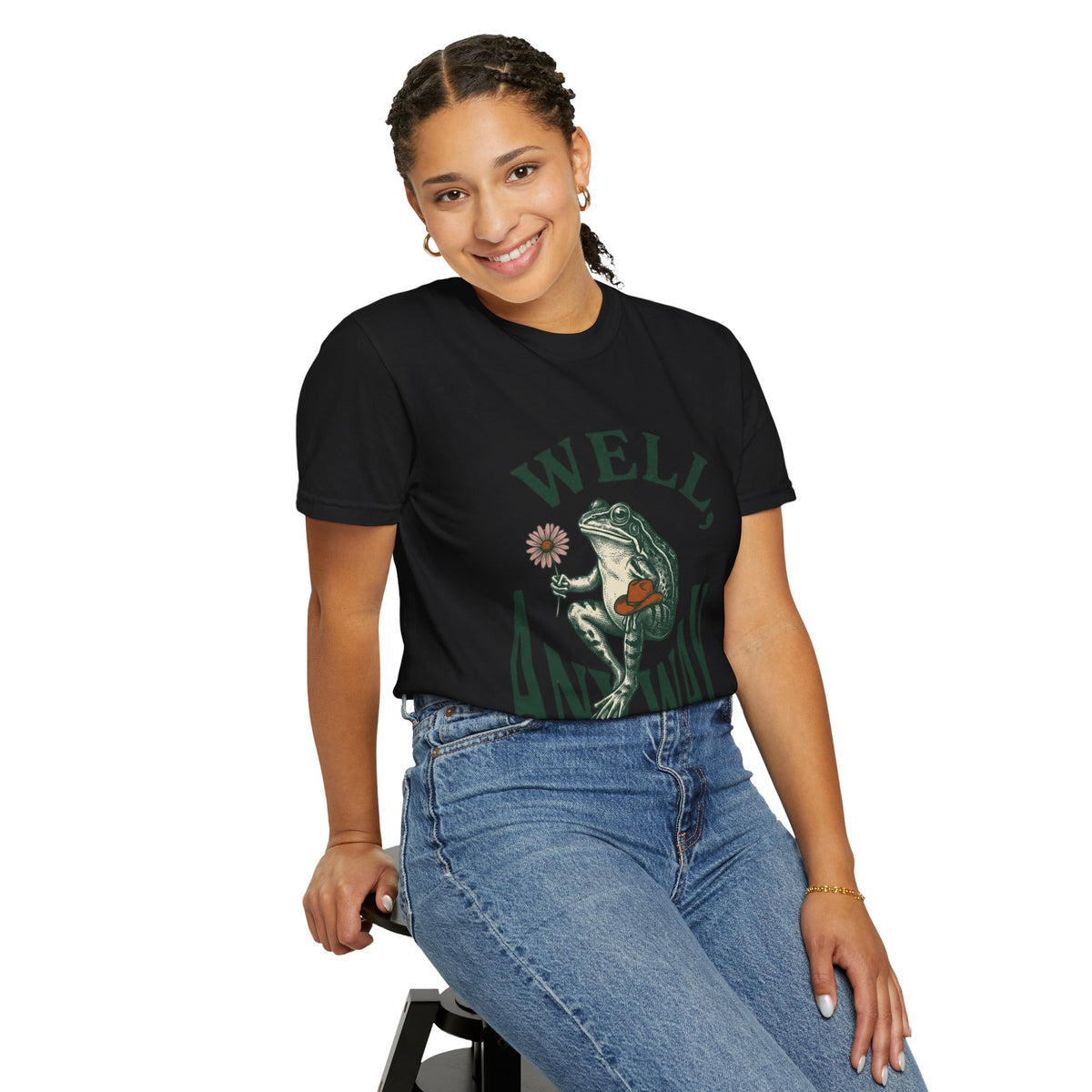 Frog Graphic "Well, Anyway" Tee