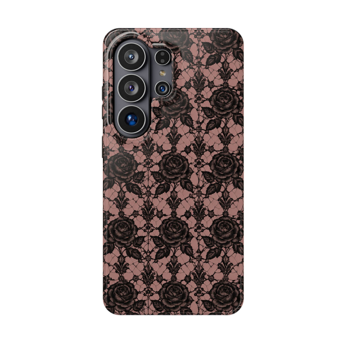 Vintage Black Rose Phone Case, alternate view