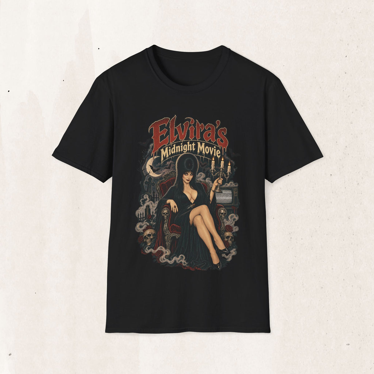 Elvira's Midnight Movie T-Shirt