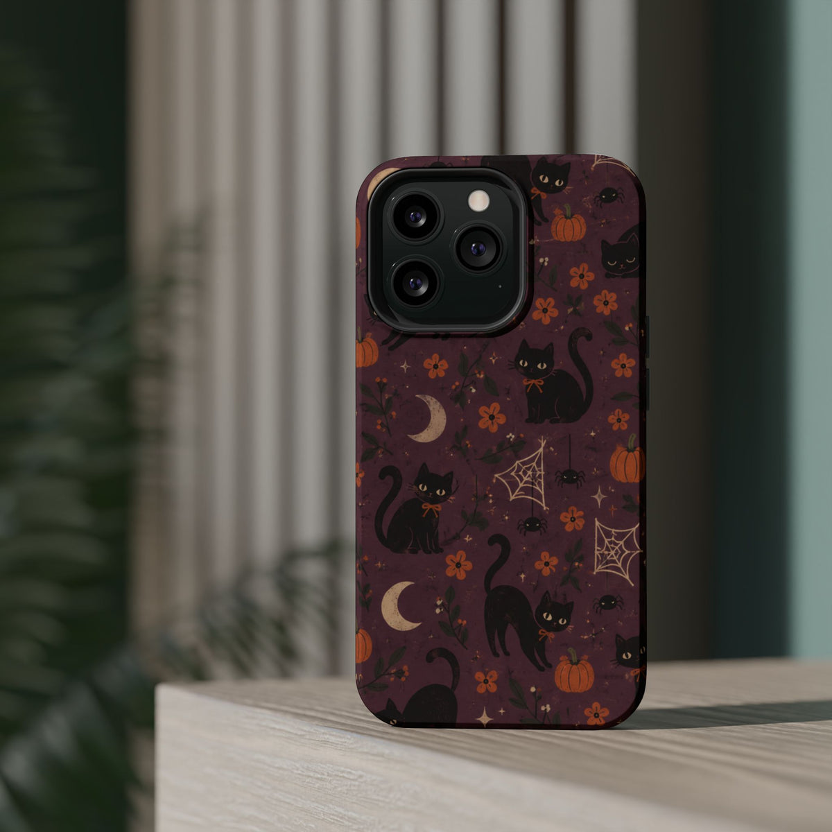 Halloween Black Cat MagSafe Phone Case, alternate view