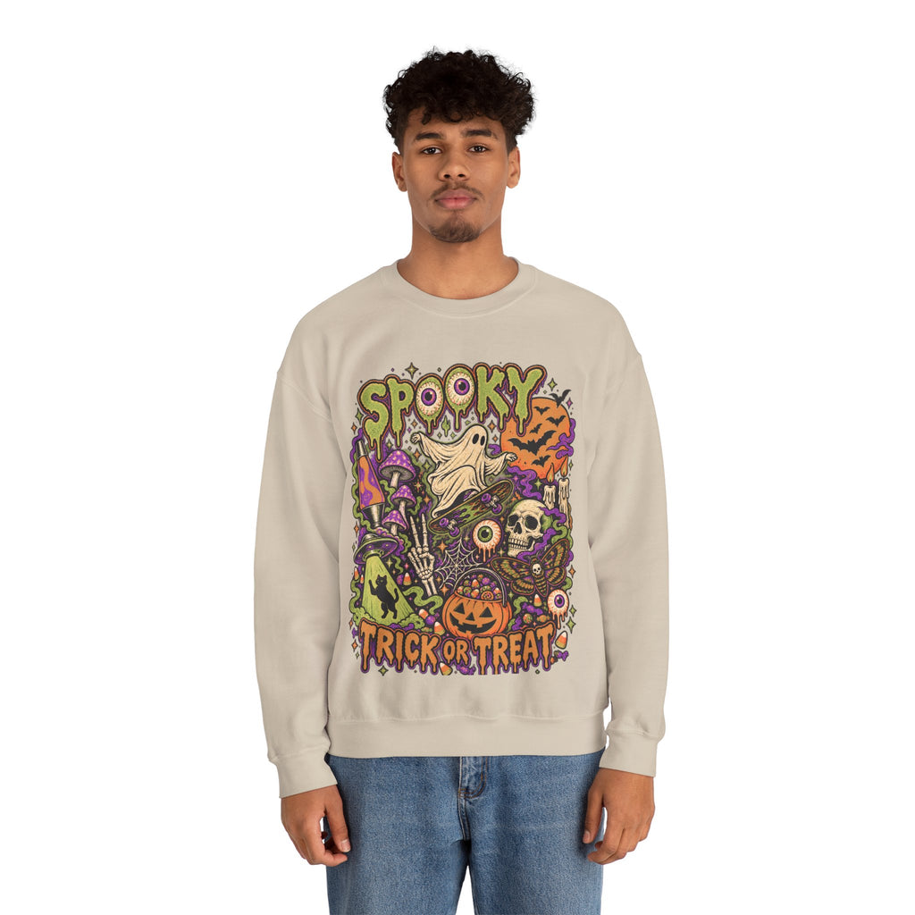 Halloween Spooky Trick or Treat Sweatshirt