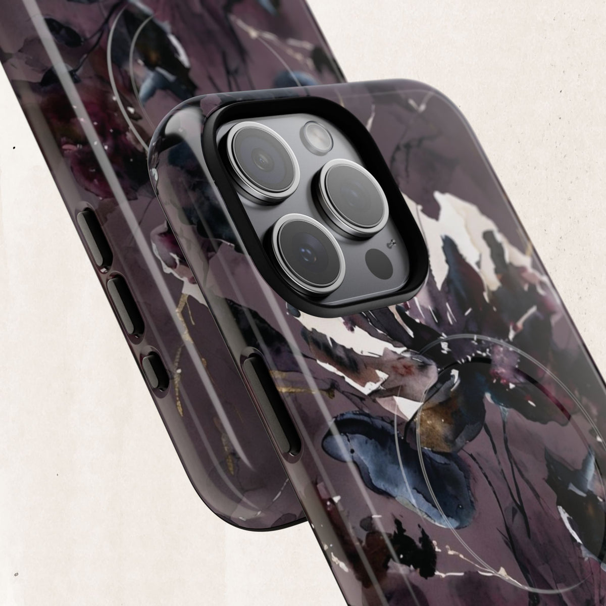 Floral Noir Magnetic Phone Case