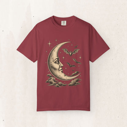Crescent Moon & Bats Tee