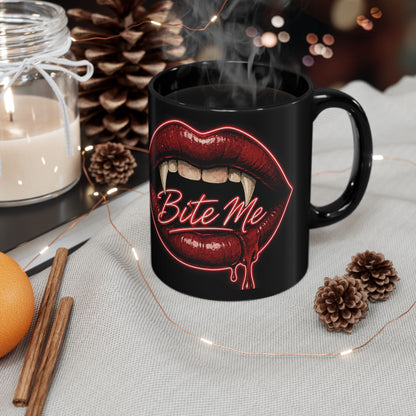 Bite Me Vampire Lips Mug